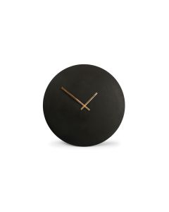 Wall clock 38cm black Zone