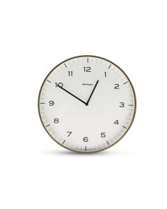 Horloge murale 40,5x5cm lignes vert Pulse