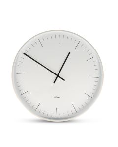 Wall clock 51x10cm white Pulse