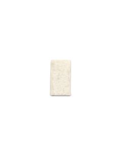 Candle holder 8x8xH13,5cm marble white Opus