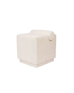 Pouffe 46x42xH49cm cloud beige Brume