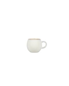 Becher 45cl rund weiß Artisan