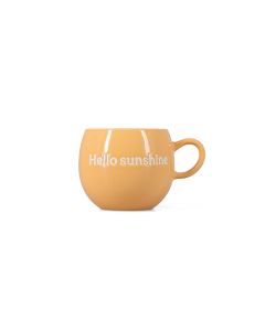 Beker 42cl "Hello sunshine" oranje Muggies
