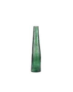 Vaas 9xH40cm donkergroen Twig