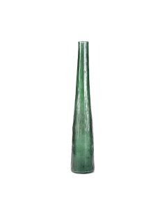 Vaas 9xH50cm donkergroen Twig
