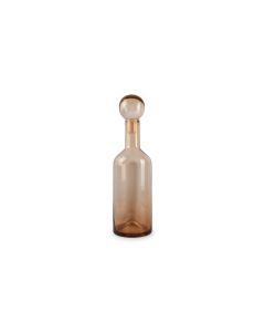 Vase avec bouchon 15,5xH55cm amber Fera