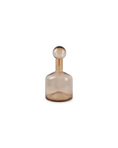 Vaas met stop 22xH40,5cm amber Fera