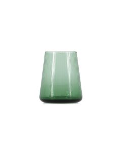 Glass 30cl dark green Ray - Set of 4