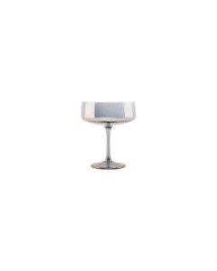 Champagne glass 23cl coupe smoked Ray - Set of 4