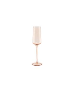 Champagne glass 24cl amber Ray - Set of 4