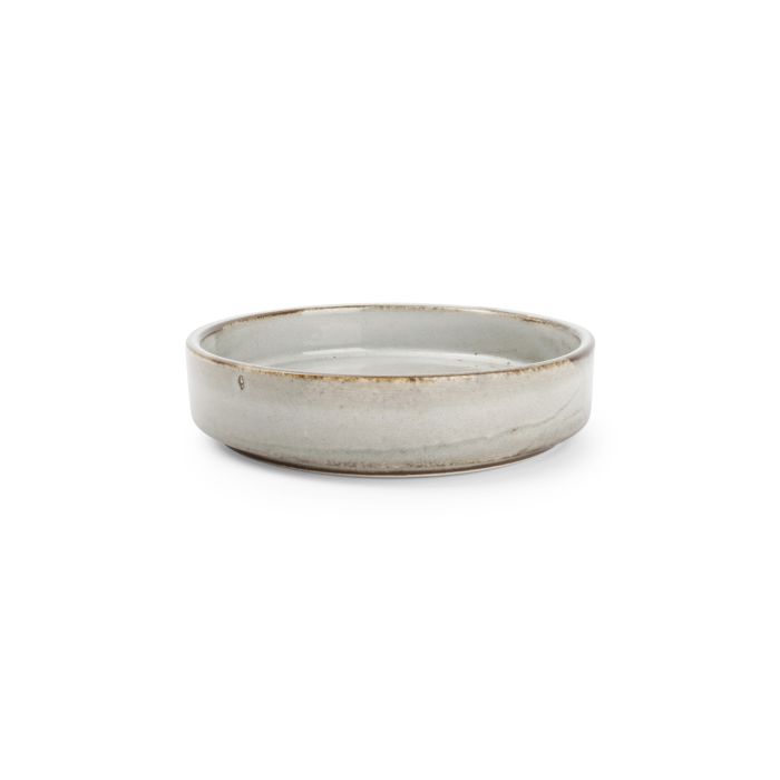 Teller flach 13,5xH3cm grey Ceres