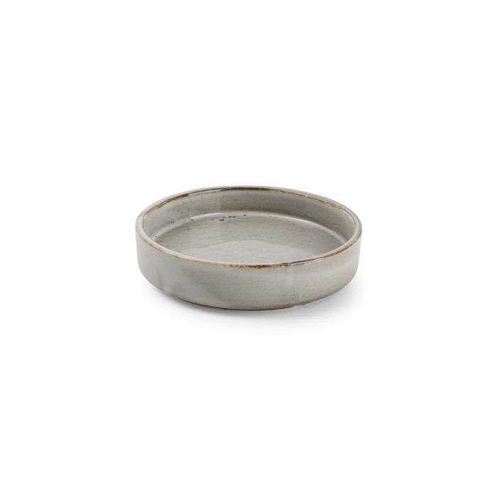 Teller flach 13,5xH3cm grey Ceres