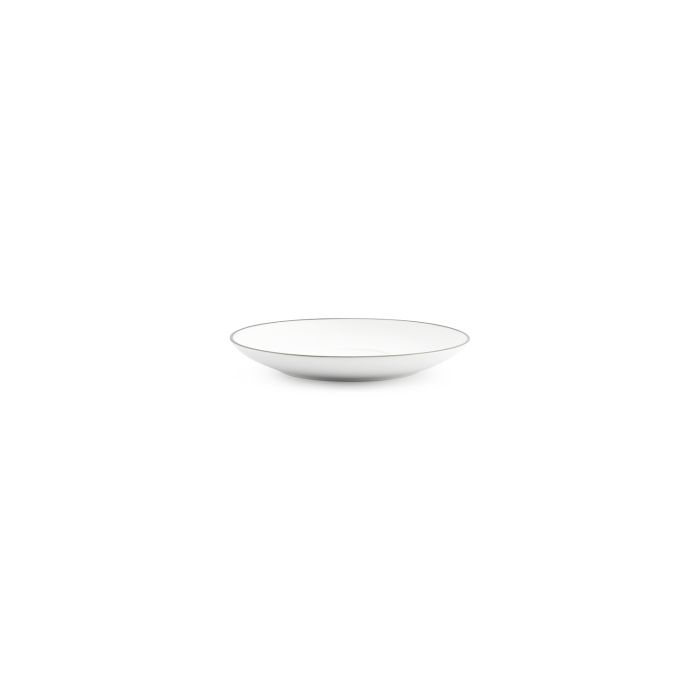 Soucoupe 14,5cm green rim Basic White