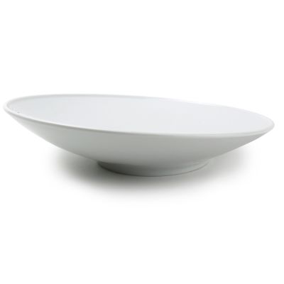 Deep plate 30xH8cm slanting white Appetite