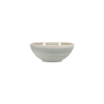 Bowl 16,5x15xH6,5cm green/grey Flint