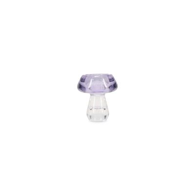 Kandelaar H7,5cm violet Mood - set/2