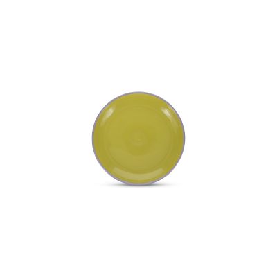 Plate 18xH2,5cm green/purple Duo