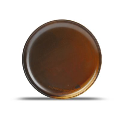 Plat bord 20,5cm dark brown Escura