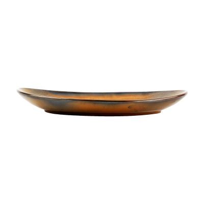 Serving dish 33x22,5xH4cm dark brown Escura