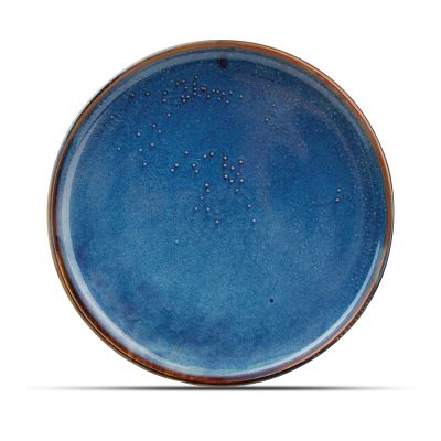 Plate 28,5cm blue Nova