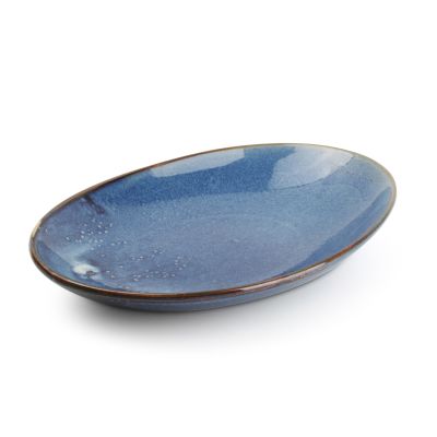 Assiette creuse 30x21xH3,7/5,5cm blue Nova