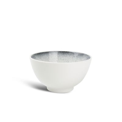 Bowl 14xH7,5cm black speckled Dusk