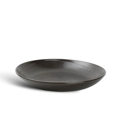 Deep plate 24,5xH4cm black Ceres