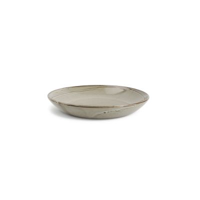 Assiette creuse 24,5xH4cm grey Ceres