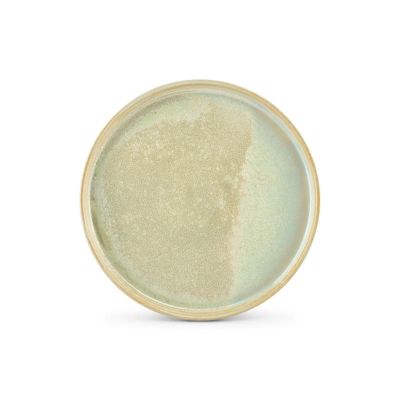 Plat bord 20,5xH1,5cm turquoise Structo