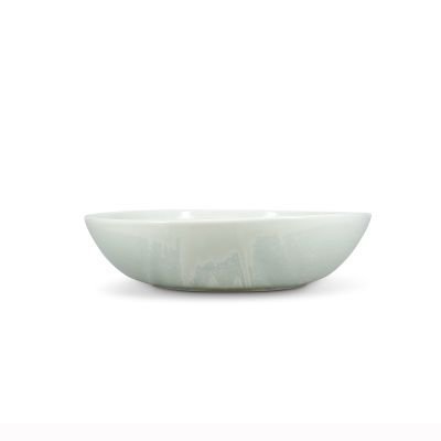 Serveerschaal 30,5xH7,5cm frost white Ceres