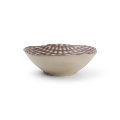 Bowl 19,5xH6,5cm aubergine Mosaic