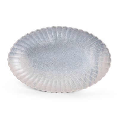 Serving dish 41x26cm blue faded Dune