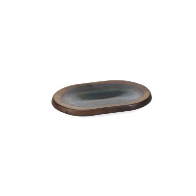 Serving dish 25x16,5cm gold Cone