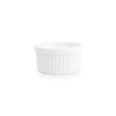 Baking dish 7xH3,5cm white Flavor