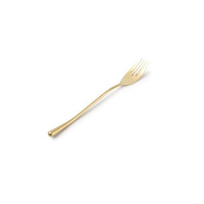 Table fork matte gold Revive - set/6