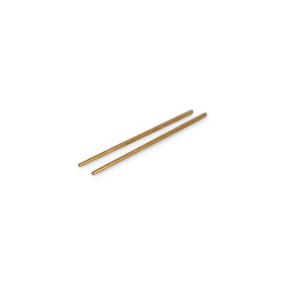 Chopstick matte gold Helix - set/6