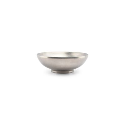 Bowl 22xH7,5cm double wall vintage silver Host