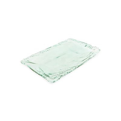 Serving dish 34,5x22,5xH3cm green Ecovitra