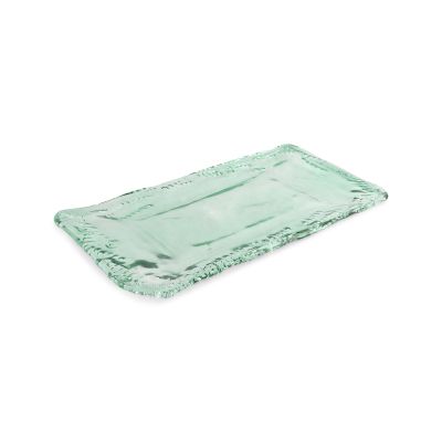 Serving dish 49x24xH2cm green Ecovitra