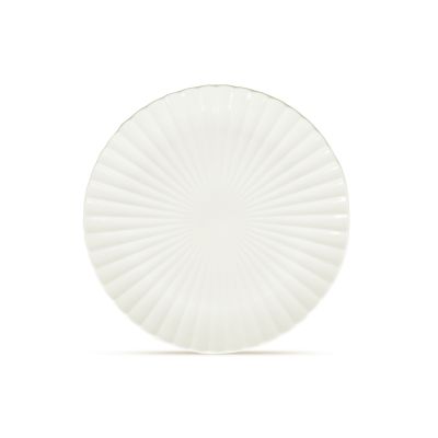Plate 28cm white Bloom