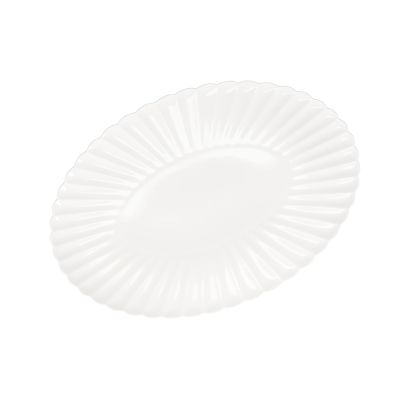 Serving dish 36,5x25cm white Bloom