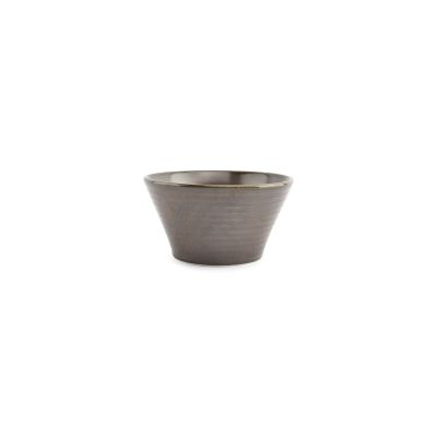 Bowl 15xH8cm conical black Line