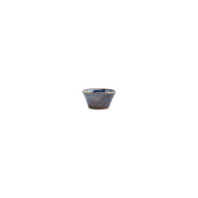 Bowl 8xH4cm conical blue Line