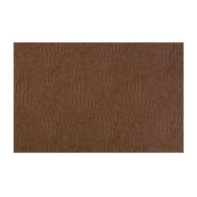 Placemat 45x30cm lederlook bruin Layer