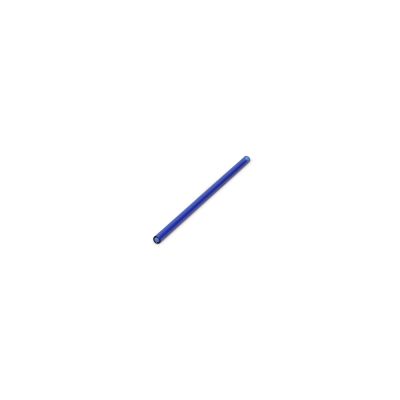 Paille 20cm verre bleu Cruse - set/4