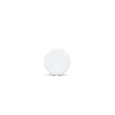 Assiette plate 12cm low rim blanc Gusto