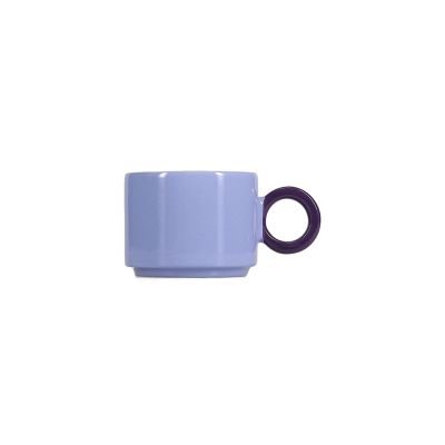 Mug 28cl lavender blue/dark purple Lou