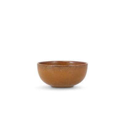 Bowl 10xH4,5cm dark brown Ovio