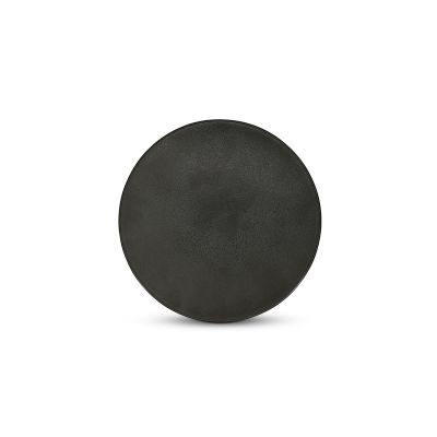 Plat bord 21cm zwart Ovio