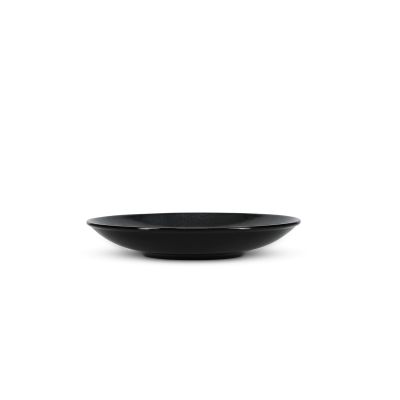 Kom 25,5xH4,5cm zwart Ovio